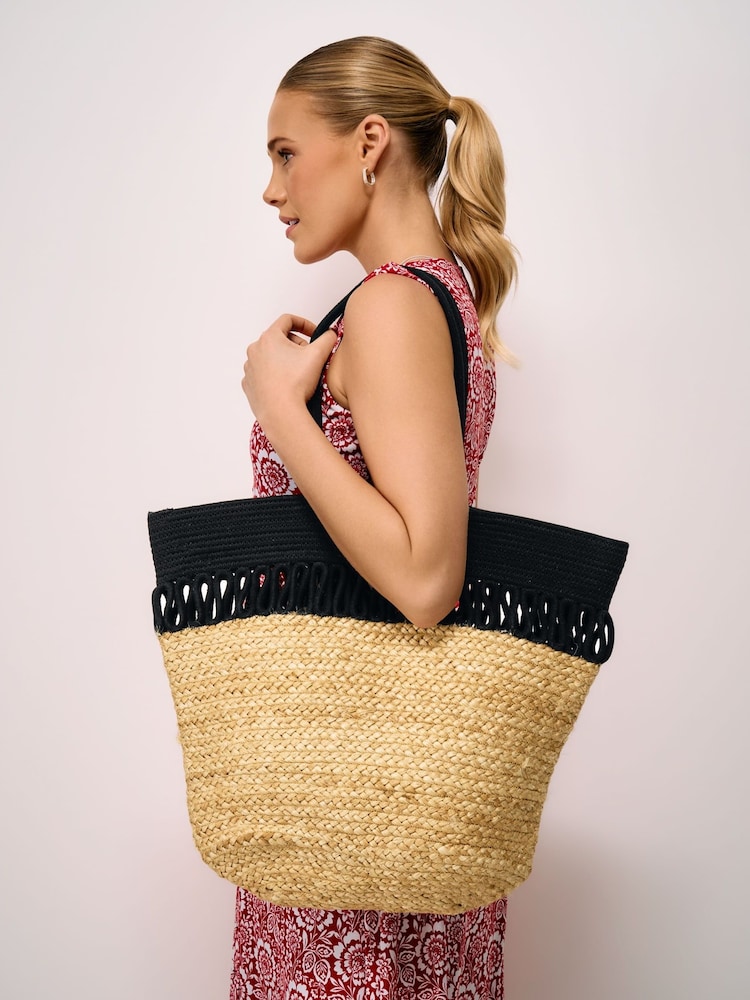 Crew Clothing Natural Decorative Jute Bag - Image 1 of 3 Crew Clothing Natural Decorative Jute Bag - Image 1 of 3