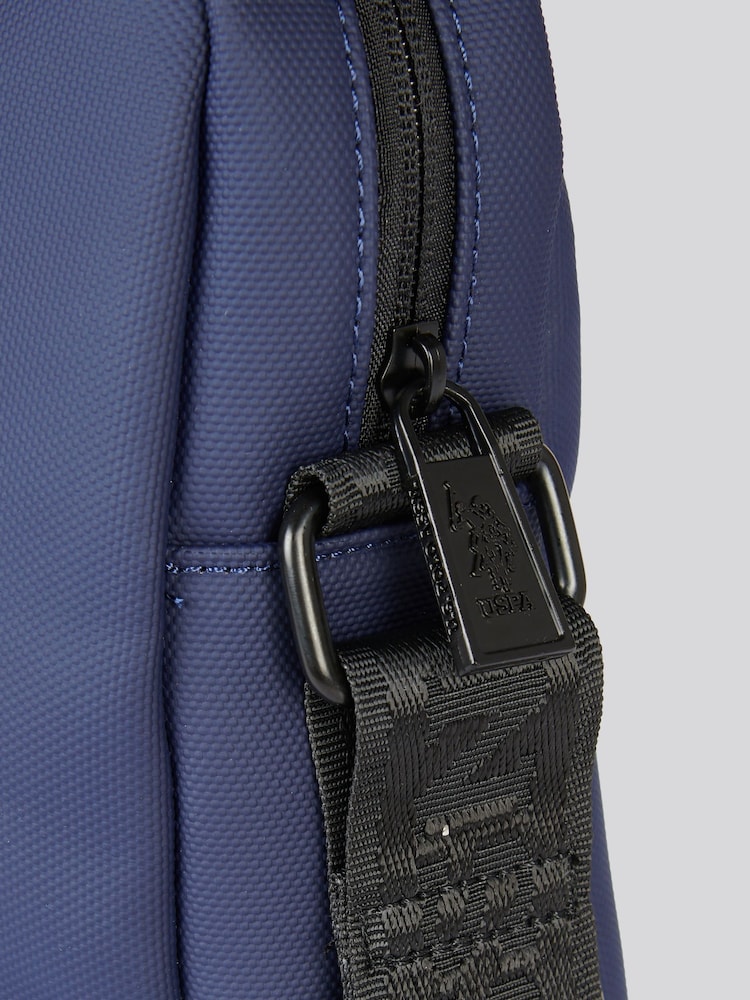U.S. Polo Assn. Blue Arrowhead Cross-Body Bag - Image 9 of 9 U.S. Polo Assn. Blue Arrowhead Cross-Body Bag - Image 9 of 9