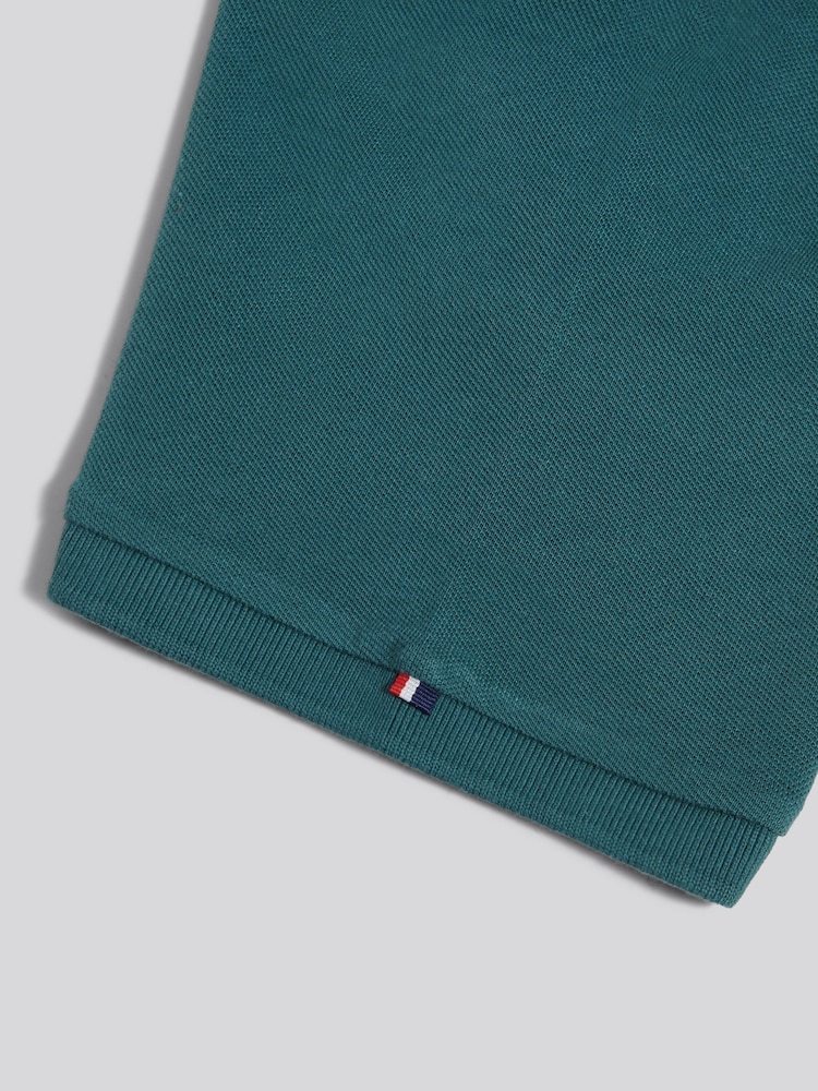 U.S. Polo Assn. Green Regular Fit Player 3 Pique Polo Shirt - Image 5 of 5
