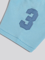 淡藍色 - U.S. Polo Assn. 常規剪裁 Player 3 凸紋 Polo 衫 - 圖片 4/5