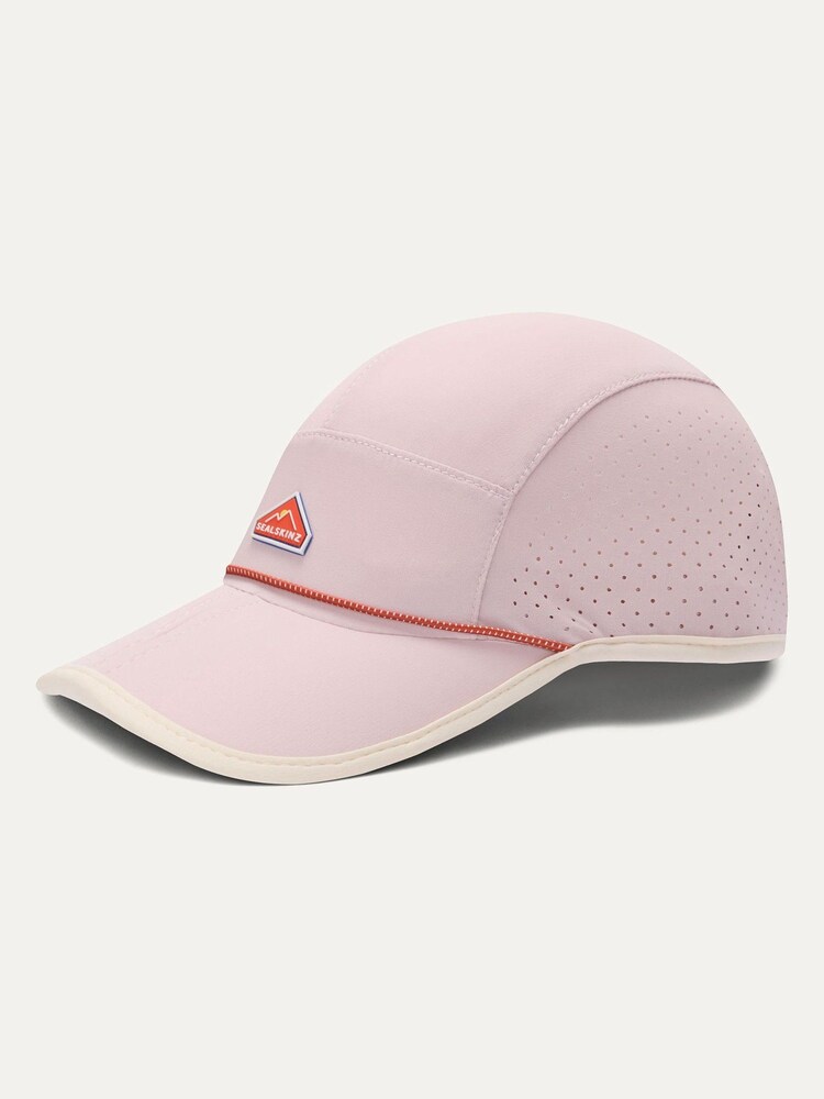 Sealskinz Pink Shropham Lightweight Foldable Trail Cap - Image 1 of 3 Sealskinz Pink Shropham Lightweight Foldable Trail Cap - Image 1 of 3