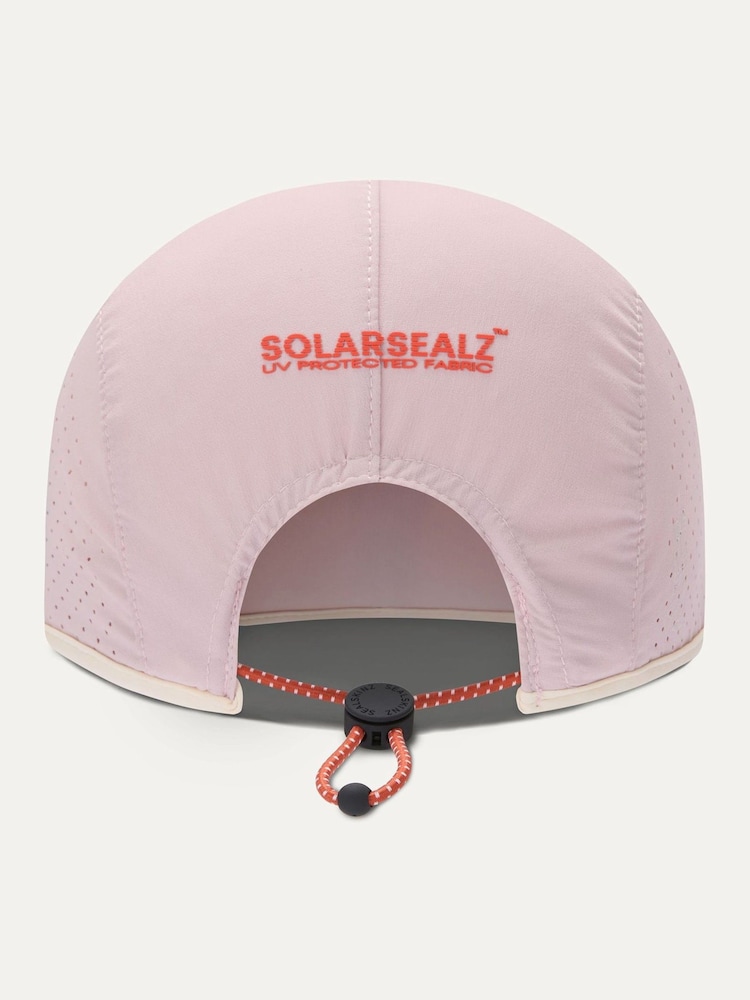 Sealskinz Pink Shropham Lightweight Foldable Trail Cap - Image 3 of 3 Sealskinz Pink Shropham Lightweight Foldable Trail Cap - Image 3 of 3