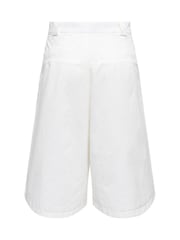 JDY White High Waist Bermuda Shorts - Image 3 of 3