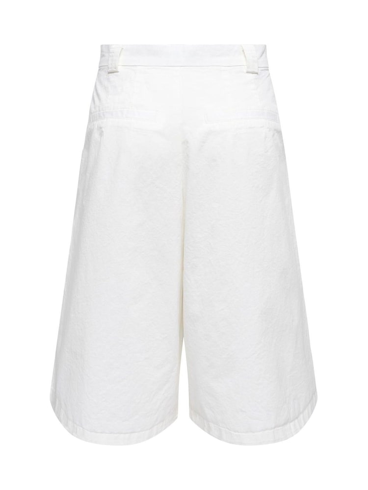 JDY White High Waist Bermuda Shorts - Image 3 of 3