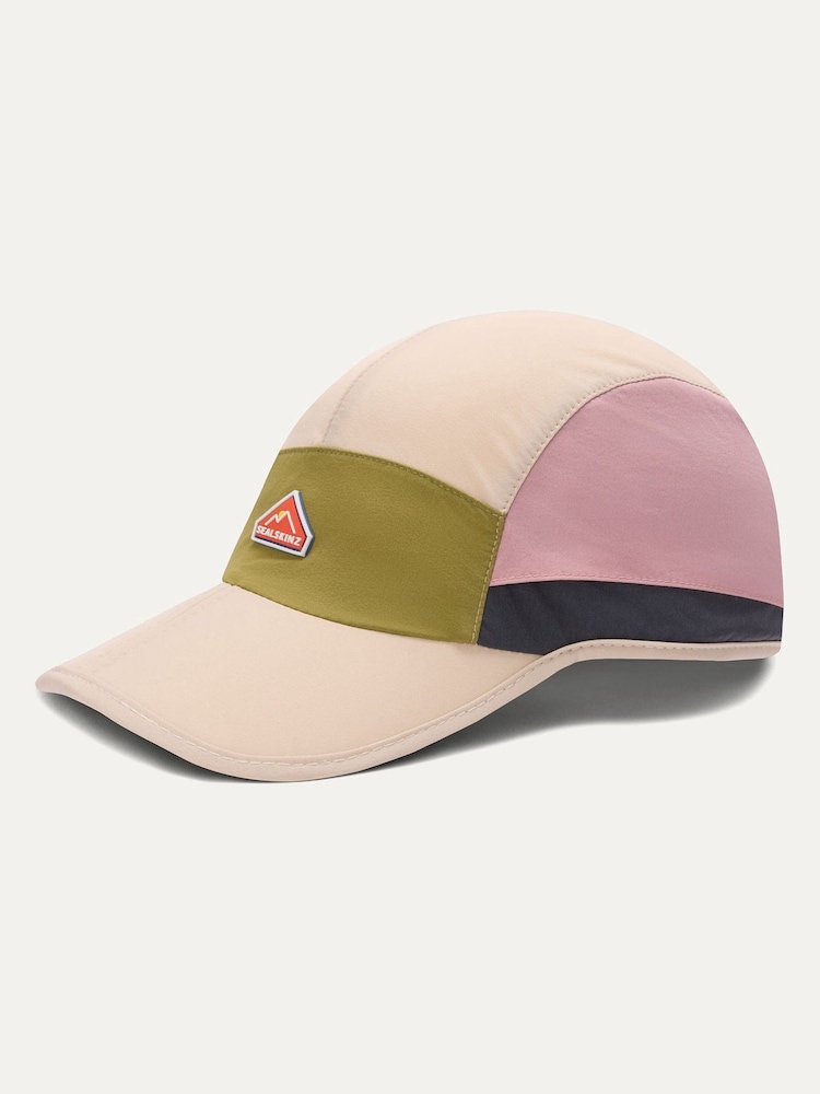 Sealskinz Cream Ranworth Lightweight Foldable Trail Cap - Image 1 of 2