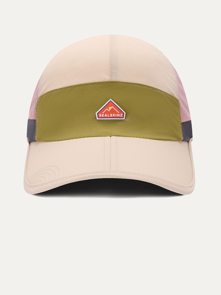 Sealskinz Cream Ranworth Lightweight Foldable Trail Cap - Image 2 of 2