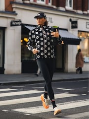 Sealskinz Black Eaton Water Repellent Printed Running Jacket - Image 1 of 6