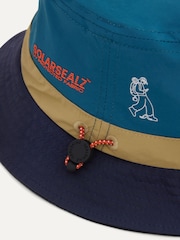 כחול  - Sealskinz Swafield Water Repellent Trail Bucket Hat - תמונה 4 מתוך 4