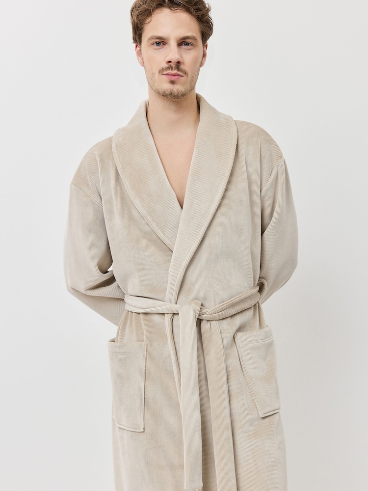 Aruelle Natural Nataniel Bathrobe - Image 1 of 4 Aruelle Natural Nataniel Bathrobe - Image 1 of 4