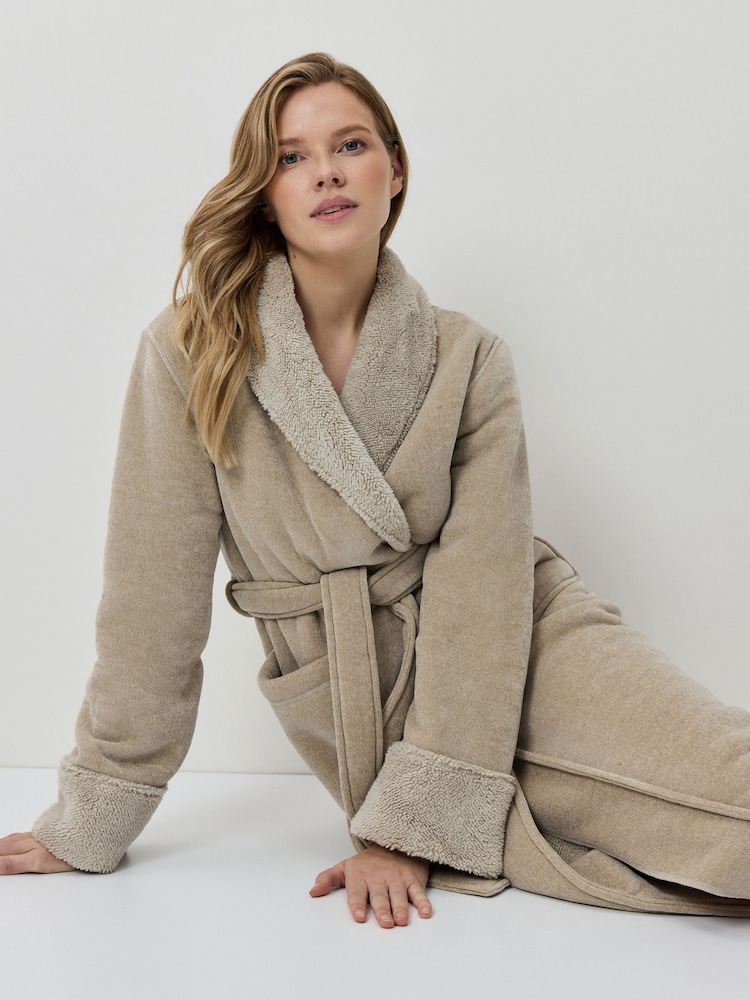 Aruelle Natural Esme Bathrobe - Image 1 of 4