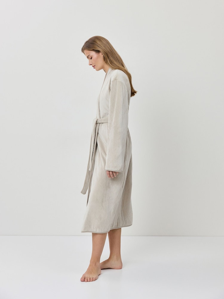 Aruelle Grey Juna Bathrobe - Image 4 of 4 Aruelle Grey Juna Bathrobe - Image 4 of 4