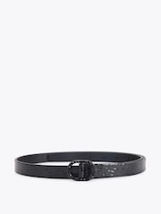 Kurt Geiger London Black Mayfair 18 Belt - Image 1 of 4