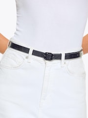 Kurt Geiger London Black Mayfair 18 Belt - Image 4 of 4