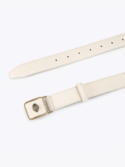 Kurt Geiger London White Pimlico 30 Belt - Image 2 of 4