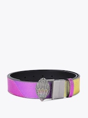 Kurt Geiger London Pink Reversible 38 Eagle Belt - Image 1 of 4