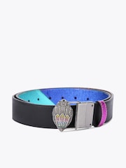 Kurt Geiger London Pink Reversible 38 Eagle Belt - Image 2 of 4