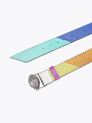 Kurt Geiger London Pink Reversible 38 Eagle Belt - Image 3 of 4