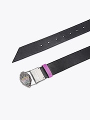 Kurt Geiger London Pink Reversible 38 Eagle Belt - Image 4 of 4