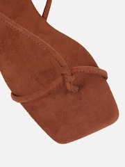 Simmi London Brown Leana Flat Sandals - Image 4 of 4