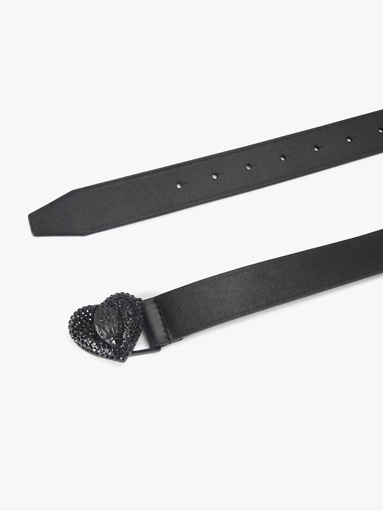 Kurt Geiger London Black Eagle Heart 30 Belt - Image 2 of 4 Kurt Geiger London Black Eagle Heart 30 Belt - Image 2 of 4
