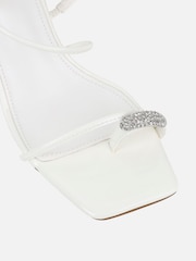 Simmi London White Anastasia Block Heeled Sandals - Image 4 of 4