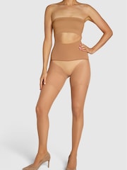 Heist Nude The Fifteen Contour Sheer Tights - Image 1 of 4