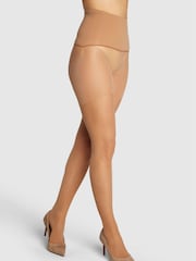 Heist Nude The Fifteen Contour Sheer Tights - Image 3 of 4