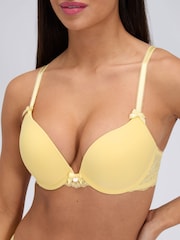Boux Avenue Yellow Sabrina Ultra Push Up Bra - Image 3 of 6