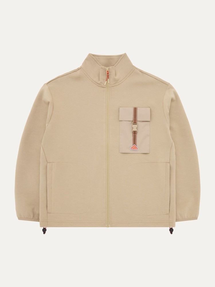 Sealskinz Cream Wighton Zip Through Sweat Top - Image 2 of 5