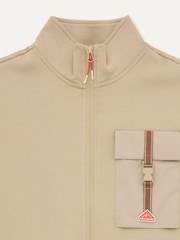 Sealskinz Cream Wighton Zip Through Sweat Top - Image 4 of 5