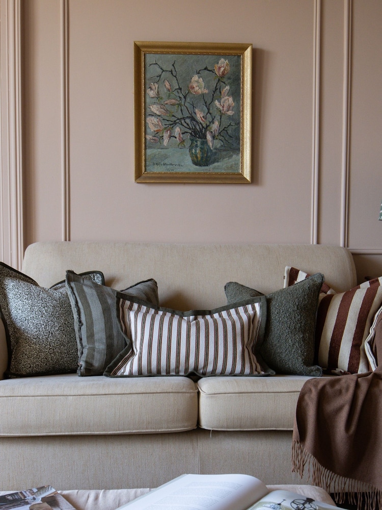 Ellenvale Interiors Olive Sofia Boucle Cushion Cover 45 X 45cm - Image 2 of 3 Ellenvale Interiors Olive Sofia Boucle Cushion Cover 45 X 45cm - Image 2 of 3