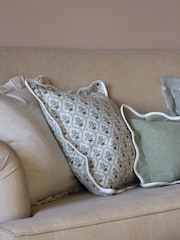 Ellenvale Interiors Sage Chloe Printed Cushion Cover 45 X 45cm - Image 4 of 7