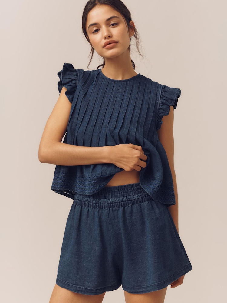 Anthropologie The Somerset Denim Edition Shorts - תמונה 1 מתוך 4