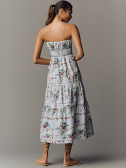 Anthropologie Blue The Somerset Strapless Edition Maxi Dress - Image 4 of 4