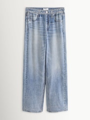 Rag & Bone Blue Miramar Terry Wide Leg Jeans - Image 1 of 1