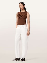 AllSaints Brown Nella Tank - Image 4 of 7