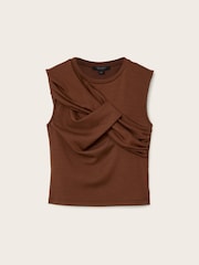 AllSaints Brown Nella Tank - Image 7 of 7