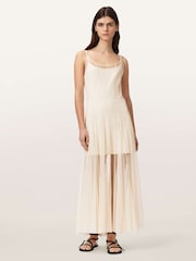 AllSaints White Harmonia Dress - Image 1 of 5