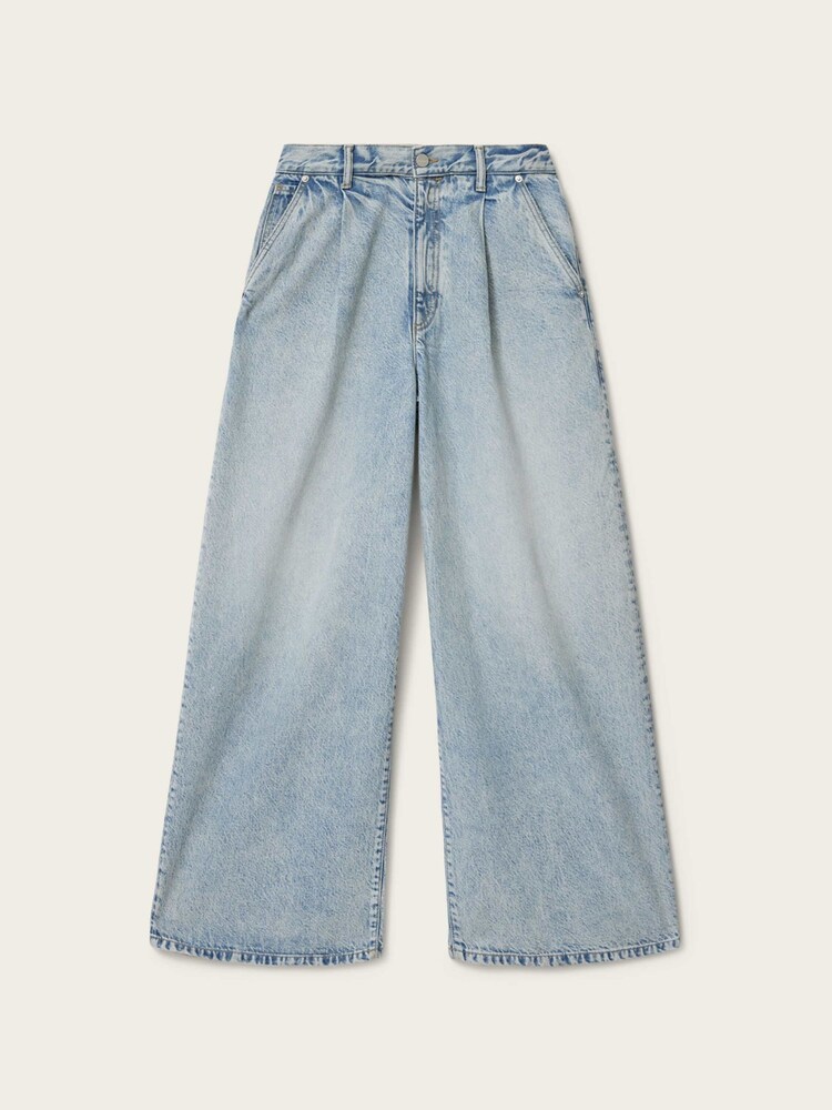 AllSaints Blue Haze Pleat Jeans - Image 5 of 5
