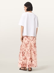 AllSaints Pink Evia Skirt - Image 5 of 6