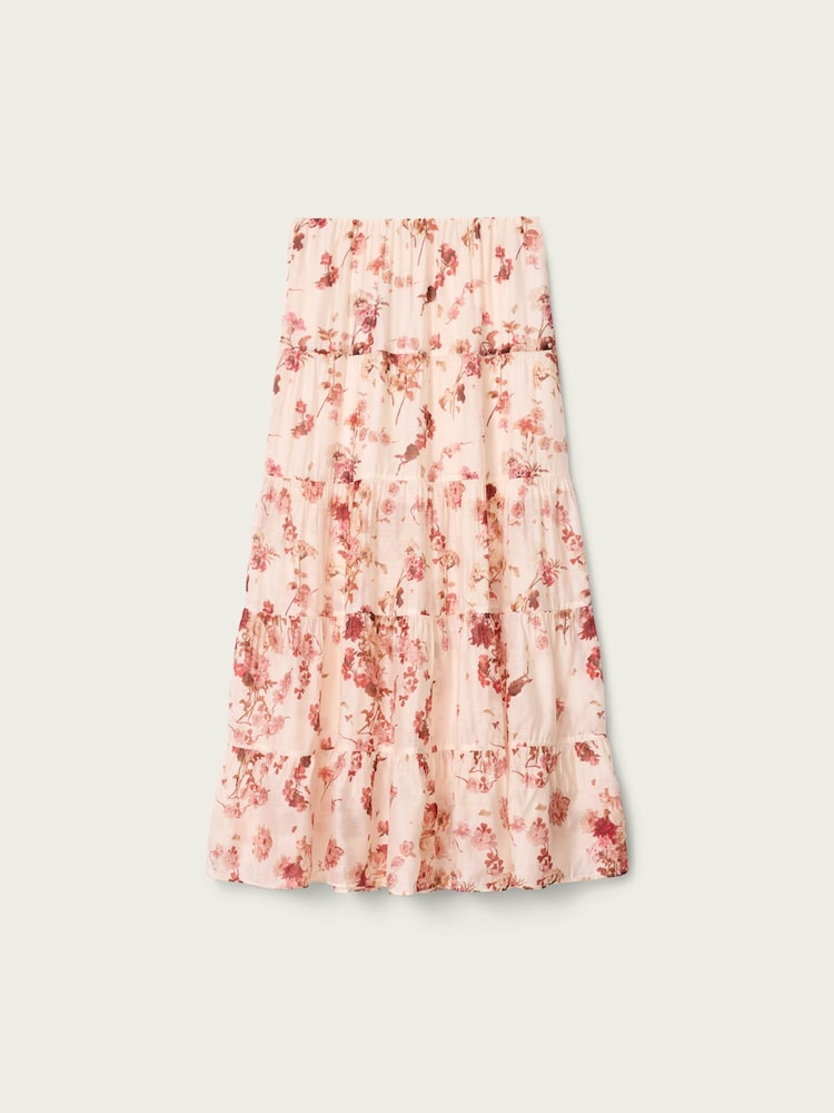 AllSaints Pink Evia Skirt - Image 6 of 6 AllSaints Pink Evia Skirt - Image 6 of 6