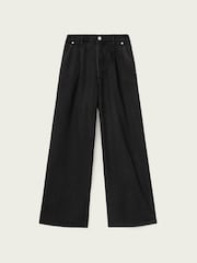 AllSaints Black Haze Pleat Jeans - Image 7 of 7