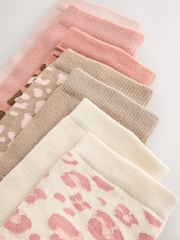 Pink Animal Ankle Socks 7 Pack - Image 9 of 10