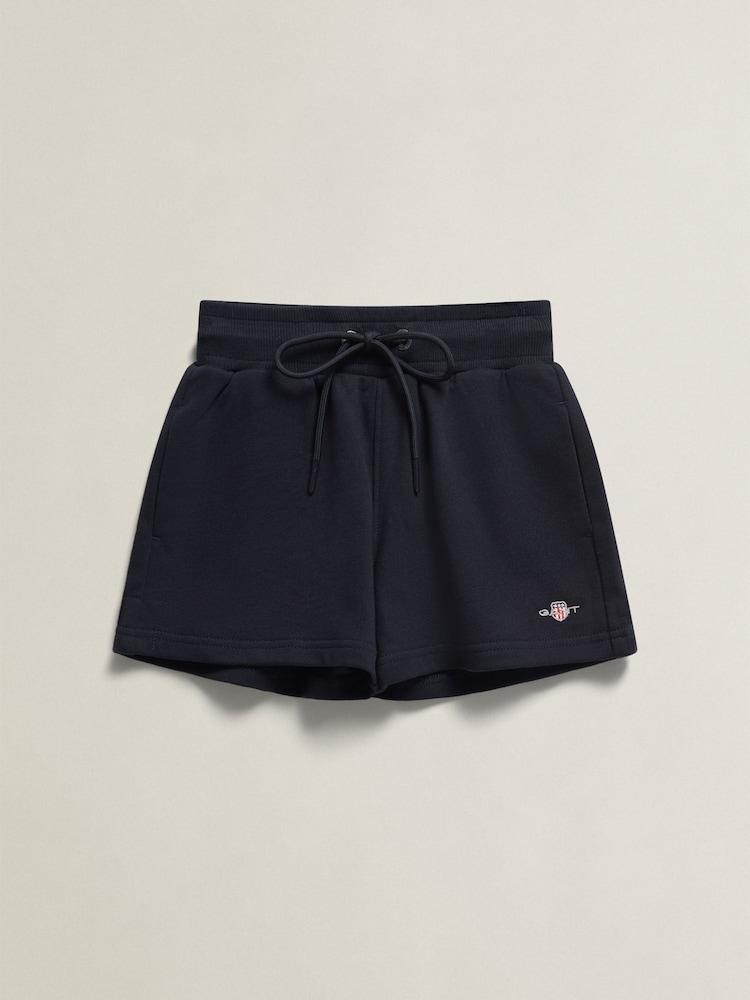 GANT Blue Shield Sweat Shorts - Image 1 of 2