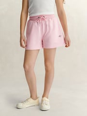 GANT Pink Shield Sweat Shorts - Image 1 of 4