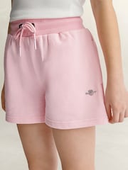GANT Pink Shield Sweat Shorts - Image 3 of 4