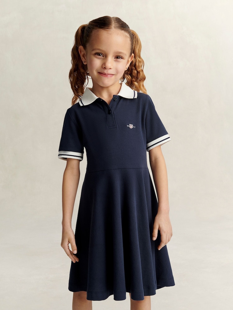 GANT Shield Short Sleeve Polo Dress - Imagen 1 de 4