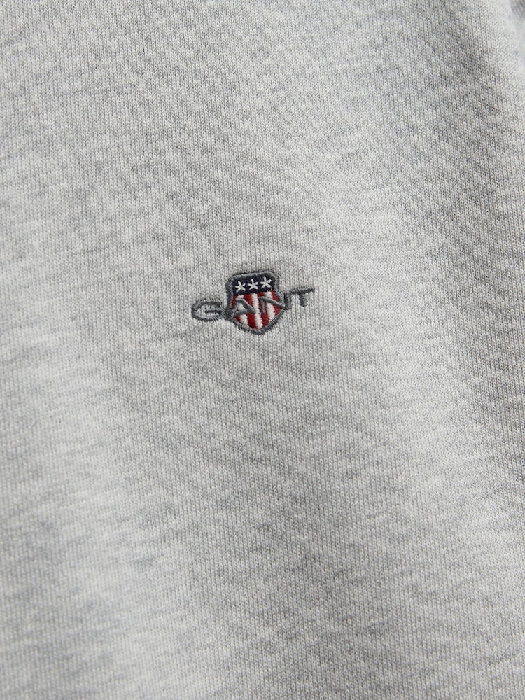 GANT Grey Shield Crew Neck Sweatshirt - Image 2 of 2