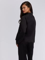 שחור - Boux Avenue Amelia Satin Pyjama Set - תמונה 4 מתוך 5