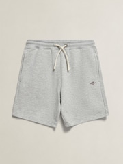GANT Grey Shield Sweat Shorts - Image 1 of 2